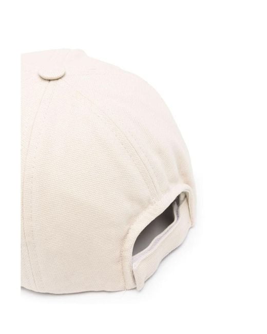 Isabel Marant White Logo Embroidered Baseball Cap