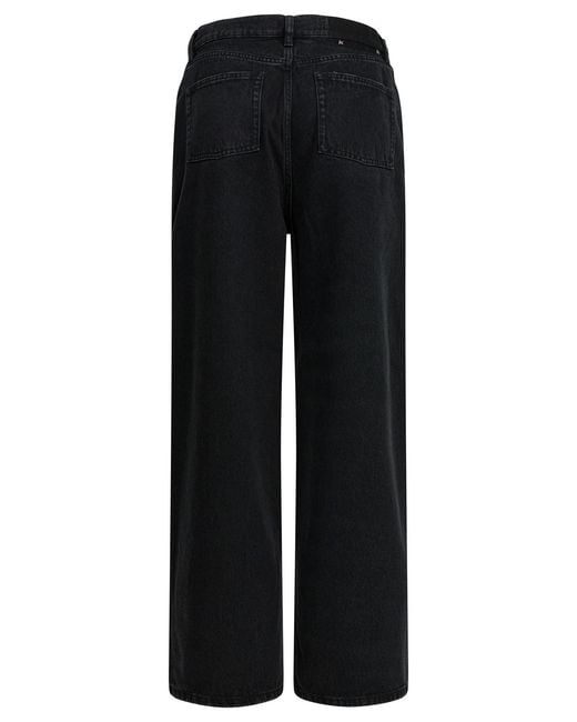 Golden Goose Deluxe Brand Black Boyfriend Wide-Leg Jeans