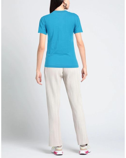 MM6 by Maison Margiela Blue Basic T-Shirt