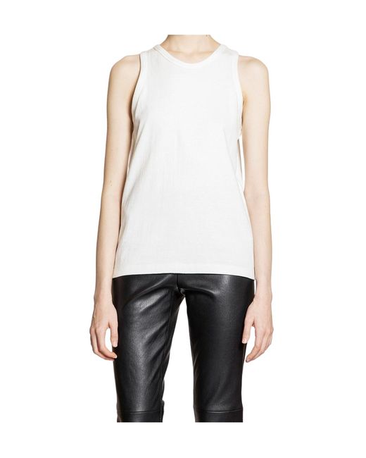 The Row White Marius Tank Top