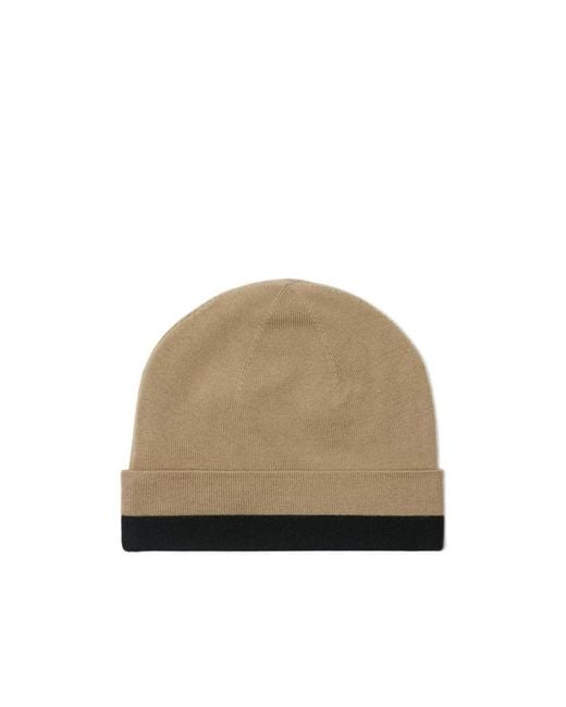 Burberry Natural Logo Wool Hat