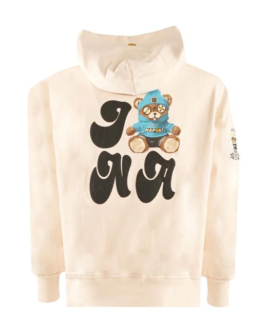 Barrow Natural Bear Printed Hoodie for men