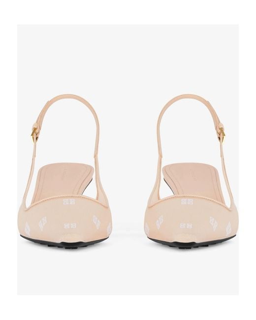 Givenchy Natural G Cube Slingback Pumps