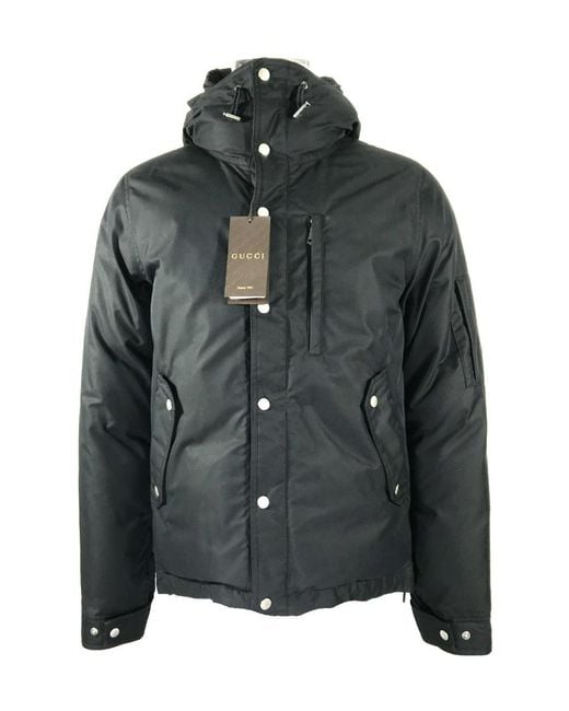 Gucci Black Long-Sleeved Casual Jacket for men