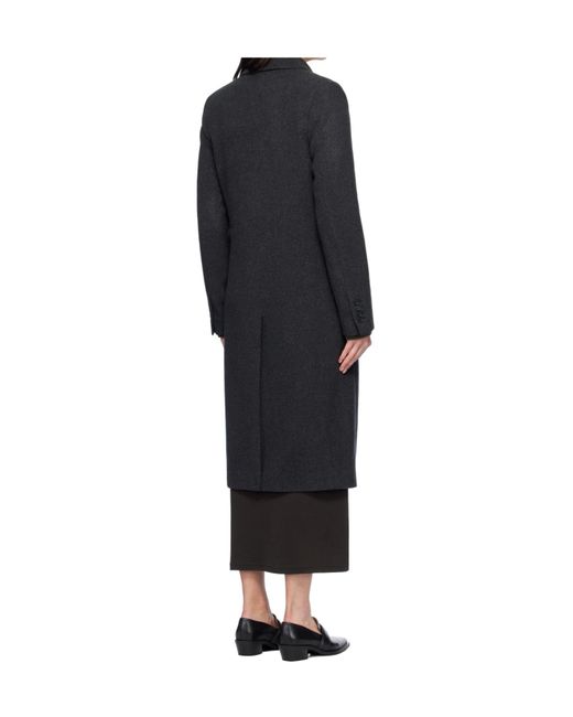 Filippa K Black Slim Wool Coat