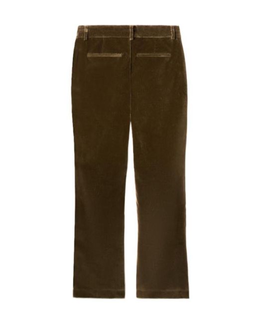 LaDoubleJ Green 24/7 Velvet Trousers