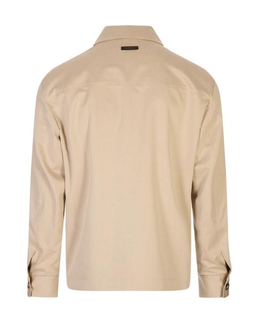 Peserico Natural Twill Overshirt for men