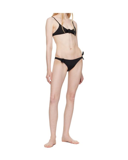 Coperni Multicolor Floral-Motif Straped Bikini Top