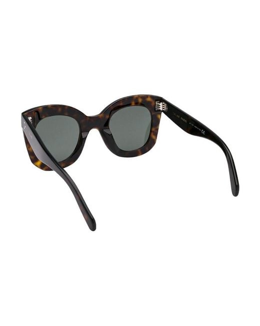 Céline Black Oversize-Frame Sunglasses