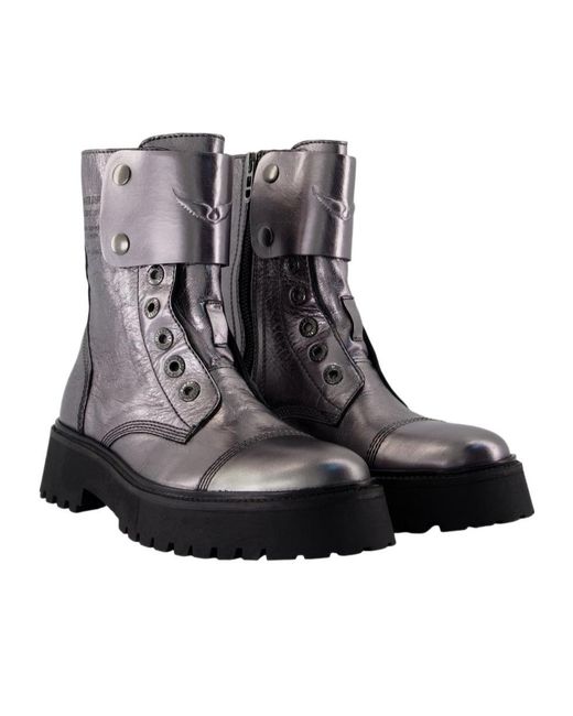 Zadig & Voltaire Black Joe Fast Vintage Ankle Boots