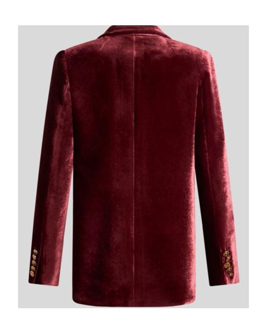 Etro Red Velvet Jacket