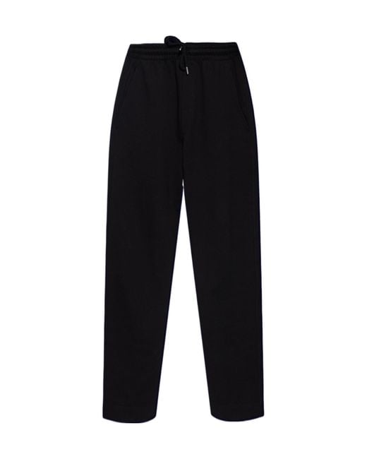 Dries Van Noten Black Straight-Leg Track Pants for men