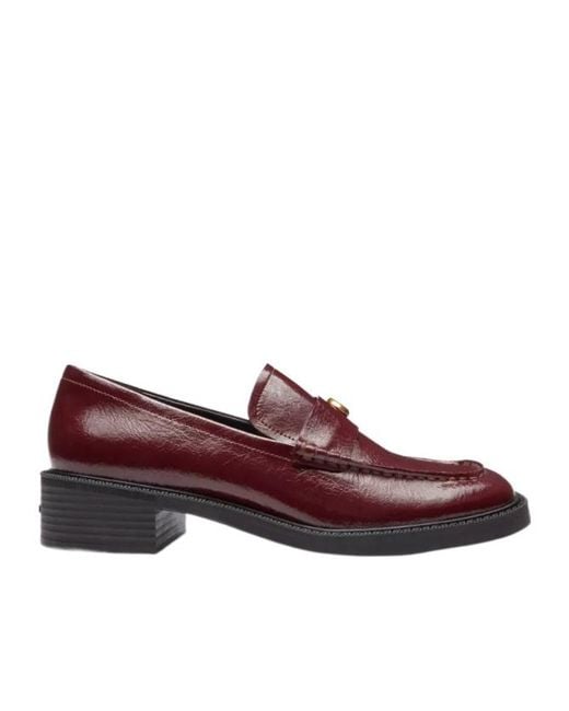COACH Purple Penny Loafer