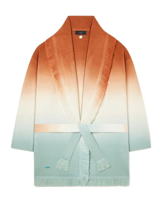 Alanui Green Shades Of Shore Cardigan
