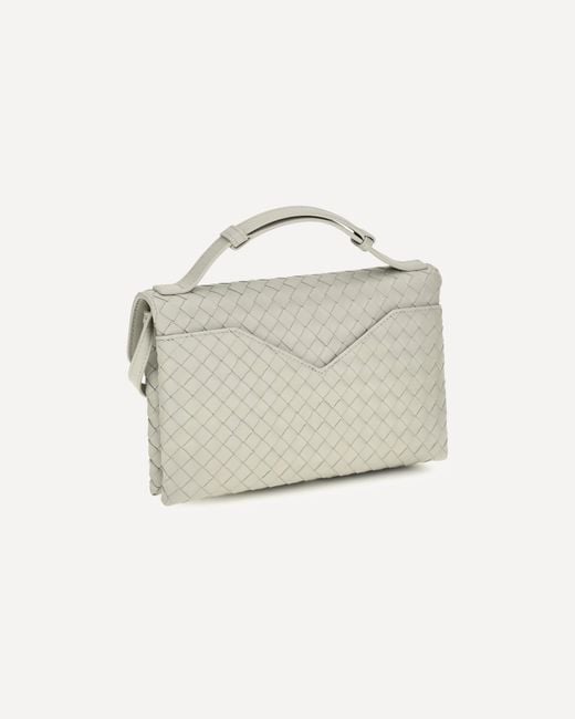 Bottega Veneta Metallic Flap Shoulder Bag