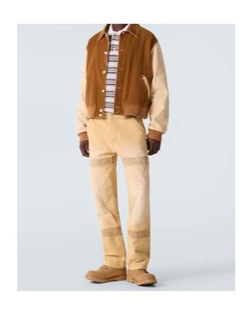 Wales Bonner Brown Homecoming Cotton Corduroy Varsity Jacket for men