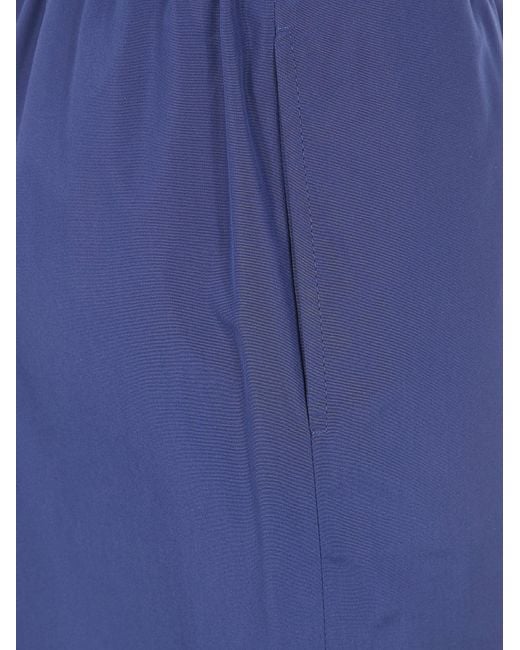 Aspesi Blue Elastic Waist Casual Pants