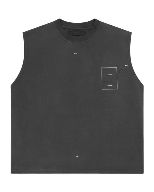 HELIOT EMIL Black Retina Vest for men
