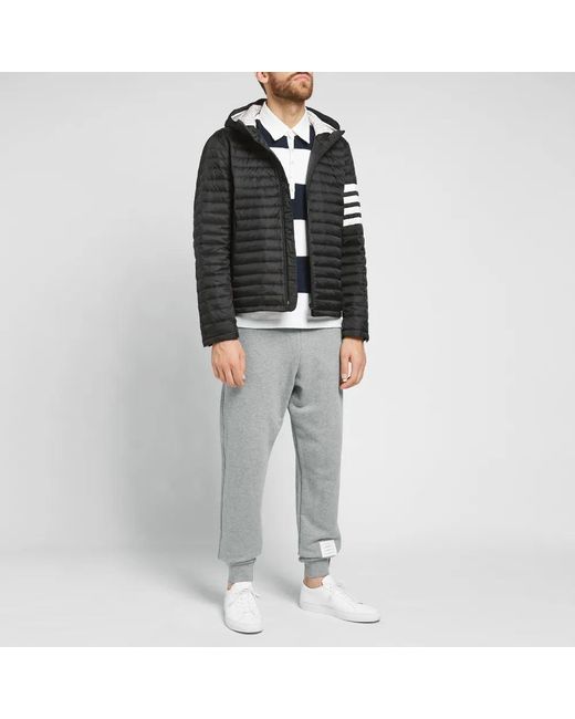 Thom Browne Black Padded Zipped Jacket for men