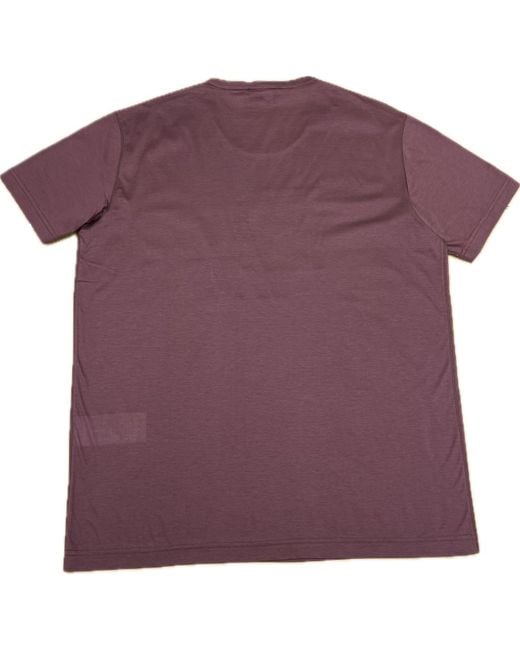 Emporio Armani Purple Short-Sleeved T-Shirt for men