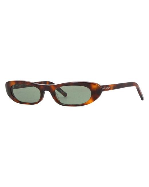 Saint Laurent Multicolor Eyewear Sl 557 Shade Oval Sunglasses