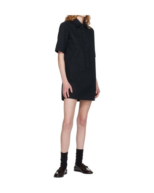 A.P.C. Blue Collared Mini Dress