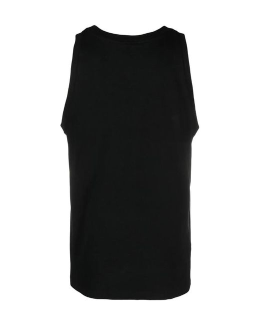 Dolce & Gabbana Black Logo Patch Tank Top for men