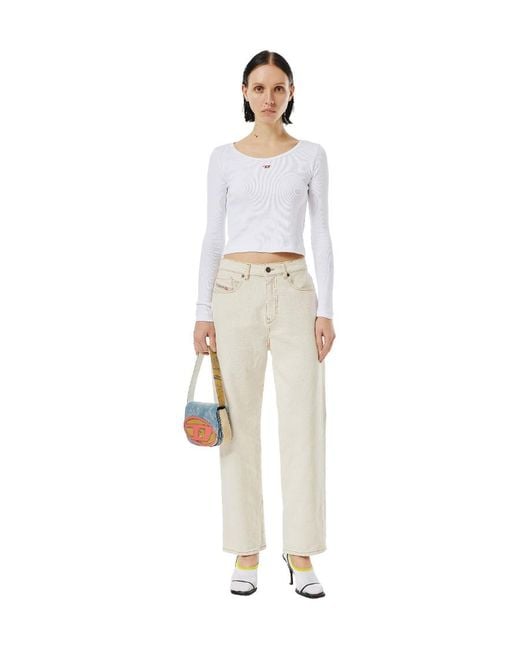 DIESEL White 2000 Flared Jeans