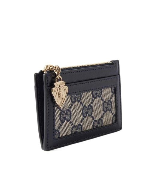 Gucci Blue Luce Zipper Wallet