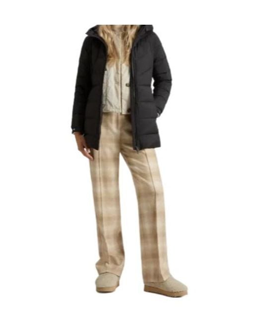 Woolrich Black Hooded Down Jacket
