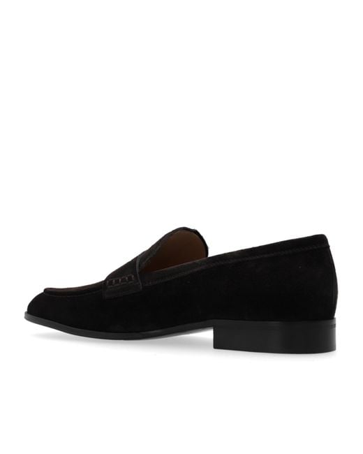 Gianvito Rossi Black George Round-Toe Loafers for men