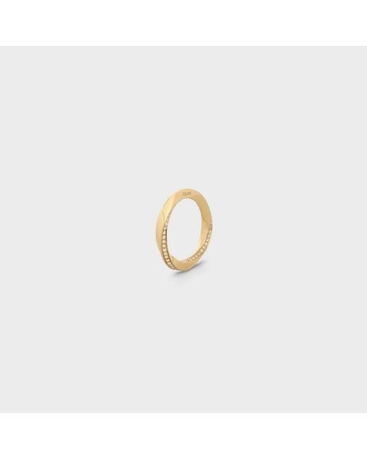 Céline Metallic Torsion Ring
