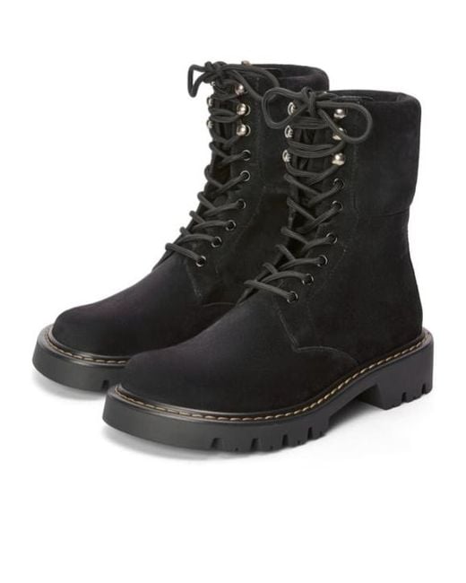 Loewe Black Sierra Combat Boot