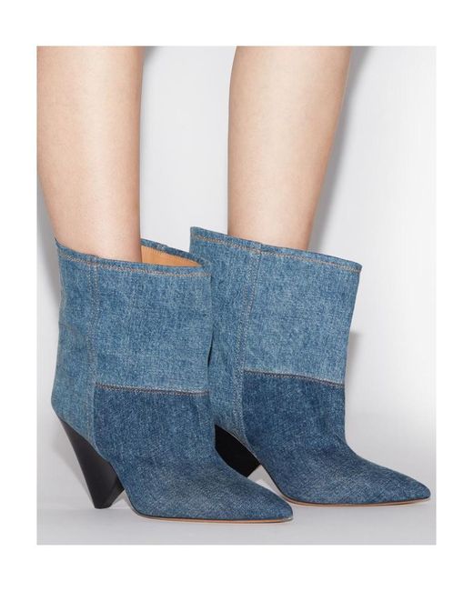 Isabel Marant Blue Miyako Boots