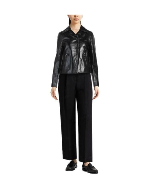 Tory Burch Black Jacket Calfskin
