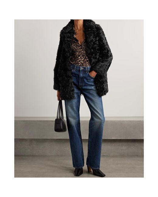 Nili Lotan Black Josie Coat