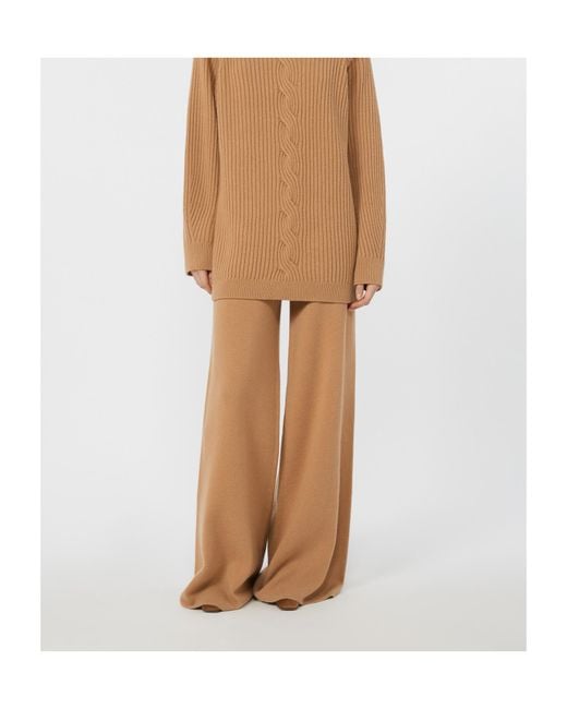 Max Mara Natural Judy Trouser Camel