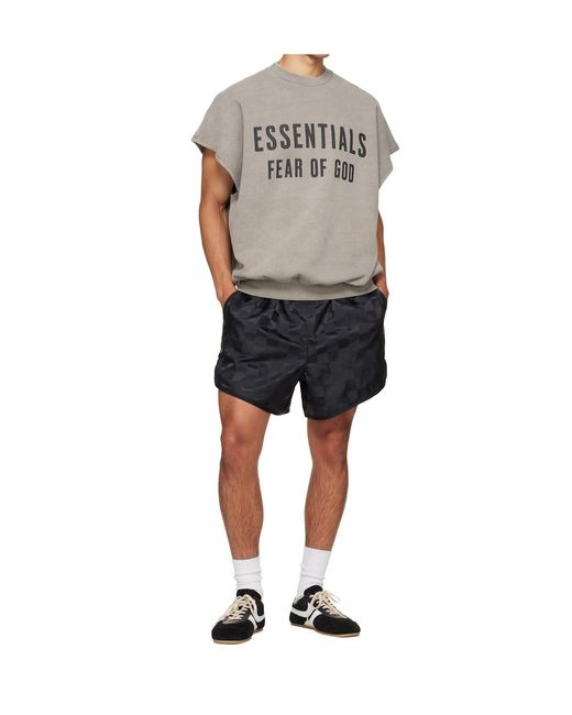 Fear Of God Gray Short-Sleeved Sweatshirt for men