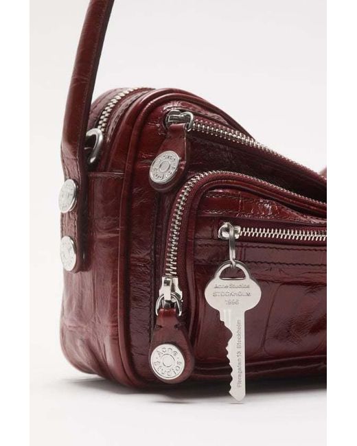 Acne Brown Camero Party Crossbody Bag for men