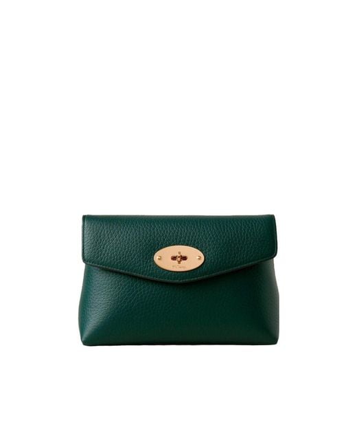 Mulberry Green Darley Twist-Lock Cosmetic Pouch