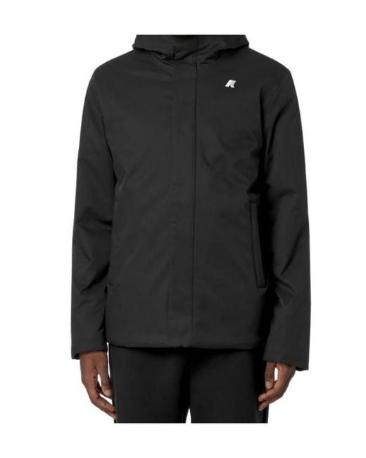 K-Way Black Jacko Twill Jacket for men