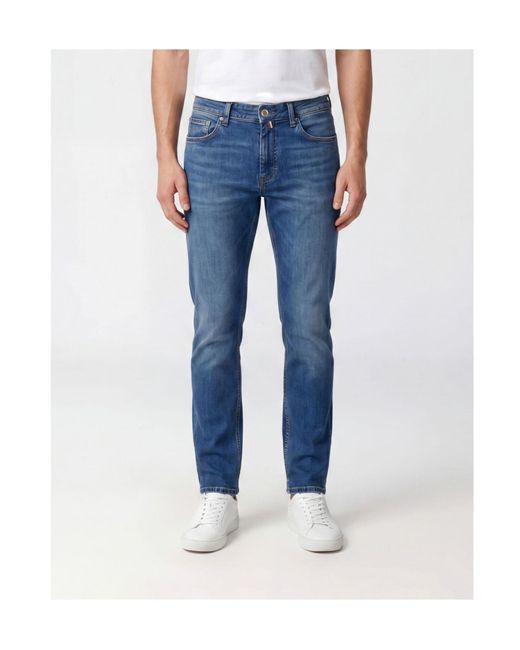 Jacob Cohen Blue Jeans With Belt Loops for men