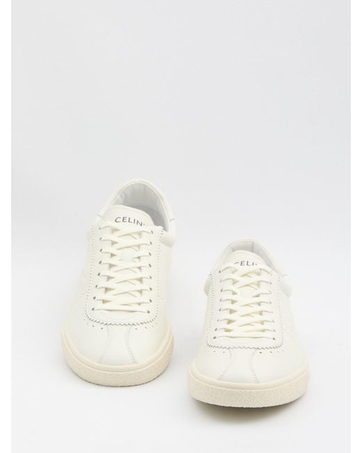Céline White Round Toe Low-Top Casual Shoes for men