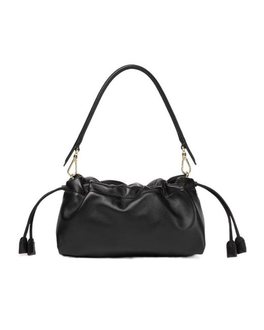 Fendi Black Baguette Soft Medium Shoulder Bag