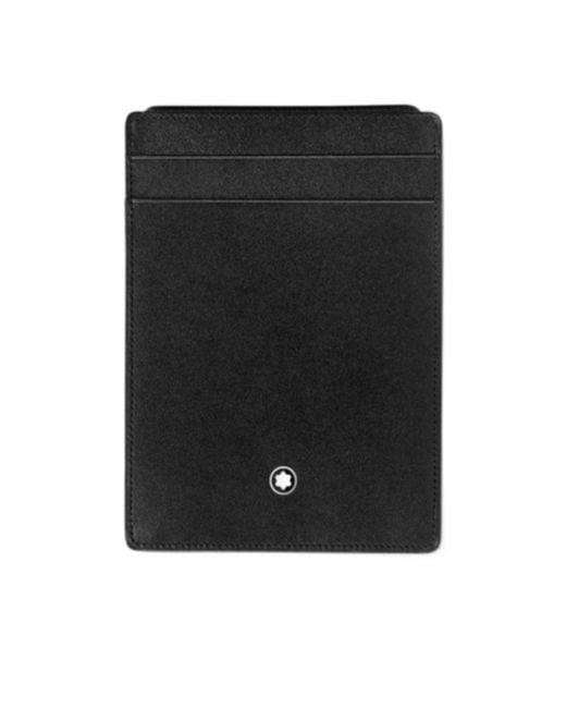 Montblanc Black Logo Details Card Bag for men