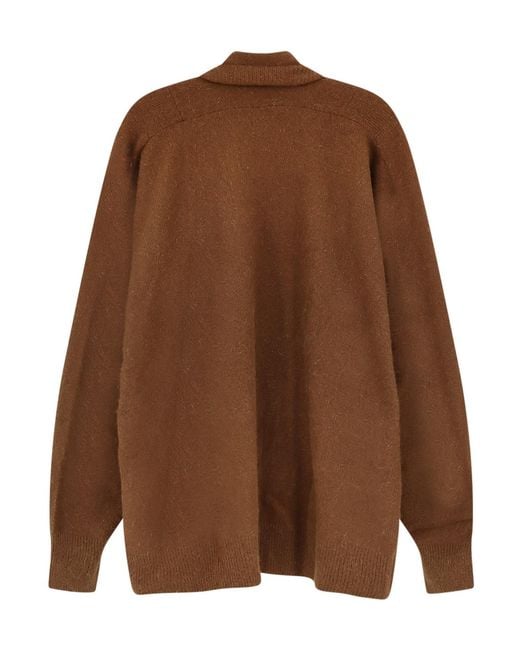 Mes Demoiselles Brown Long-Sleeve Cardigan
