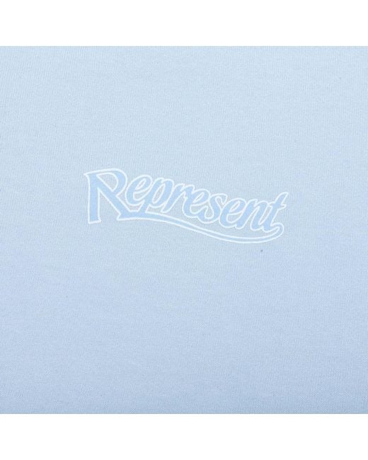 Represent Blue Showcasing Logo T-Shirt for men