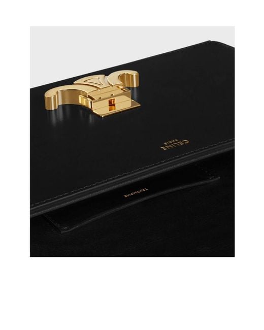 Céline Black Chain Box Triomphe Bag