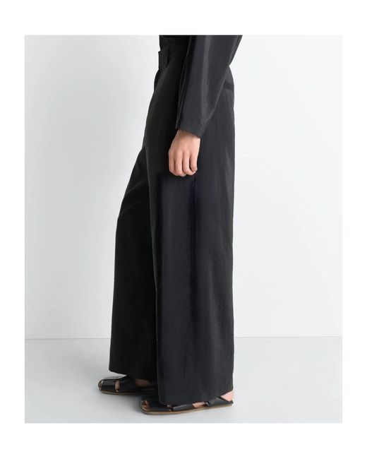 Lemaire Black Straight Tailored Pants for men