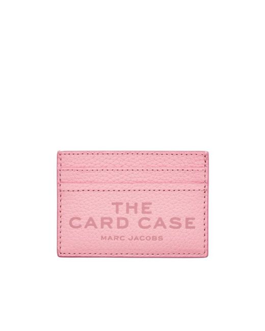 Marc Jacobs Pink Logo Embossed Cardholder
